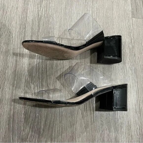 SCHUTZ SHOES Ariella Mid Heeled  Sandal in Black 9 - Picture 7 of 7